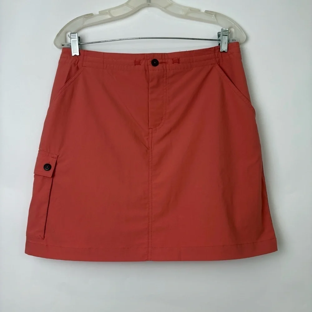 Patagonia Women’s Inter-Continental Hideaway Skirt Salmon Size 8